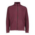 CMP Herren Fleecejacke in burgundy mit Reißverschluss