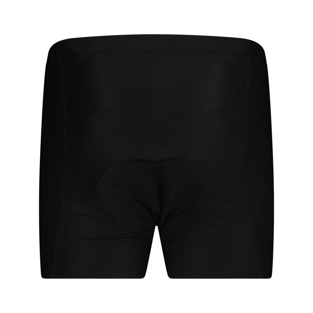 Rückansicht schwarze Fahrrad-Unterhose für Herren