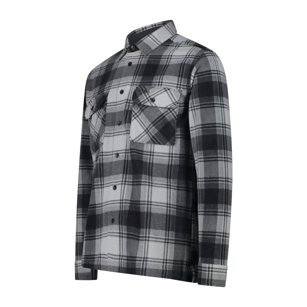 CMP Fleece Langarmhemd – Seitenansicht mit geradem Schnitt und weicher Fleece-Struktur