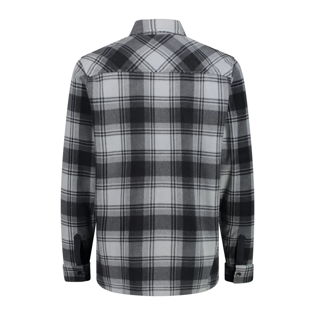 CMP kariertes Herren Fleecehemd – Rückansicht mit rustikalem Design & angenehmer Passform