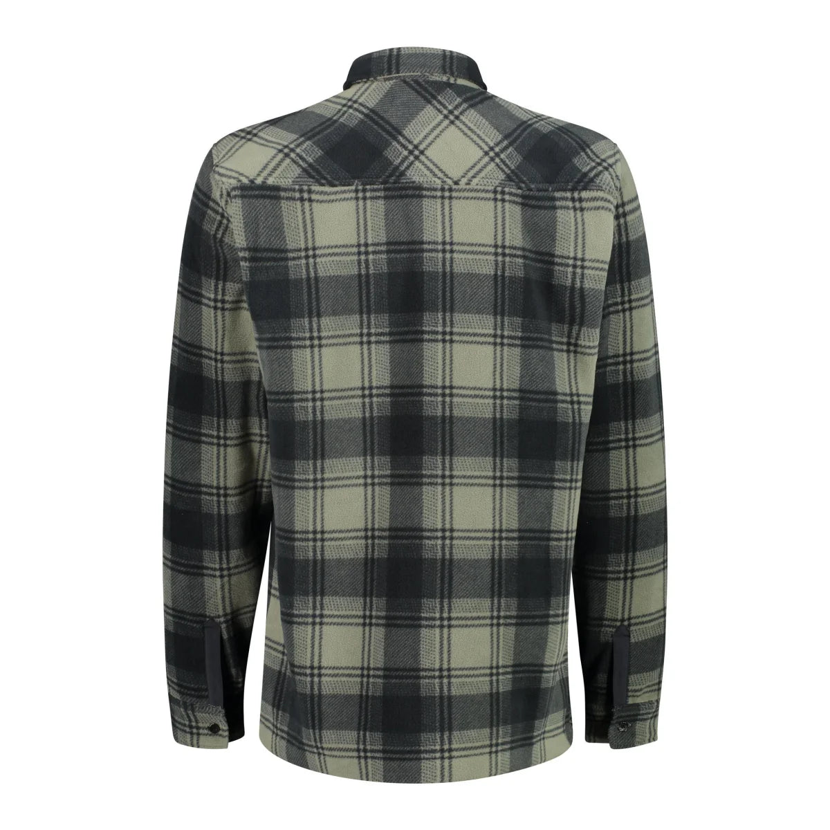 CMP Langarm-Fleecehemd für Herren in sage – Rückansicht