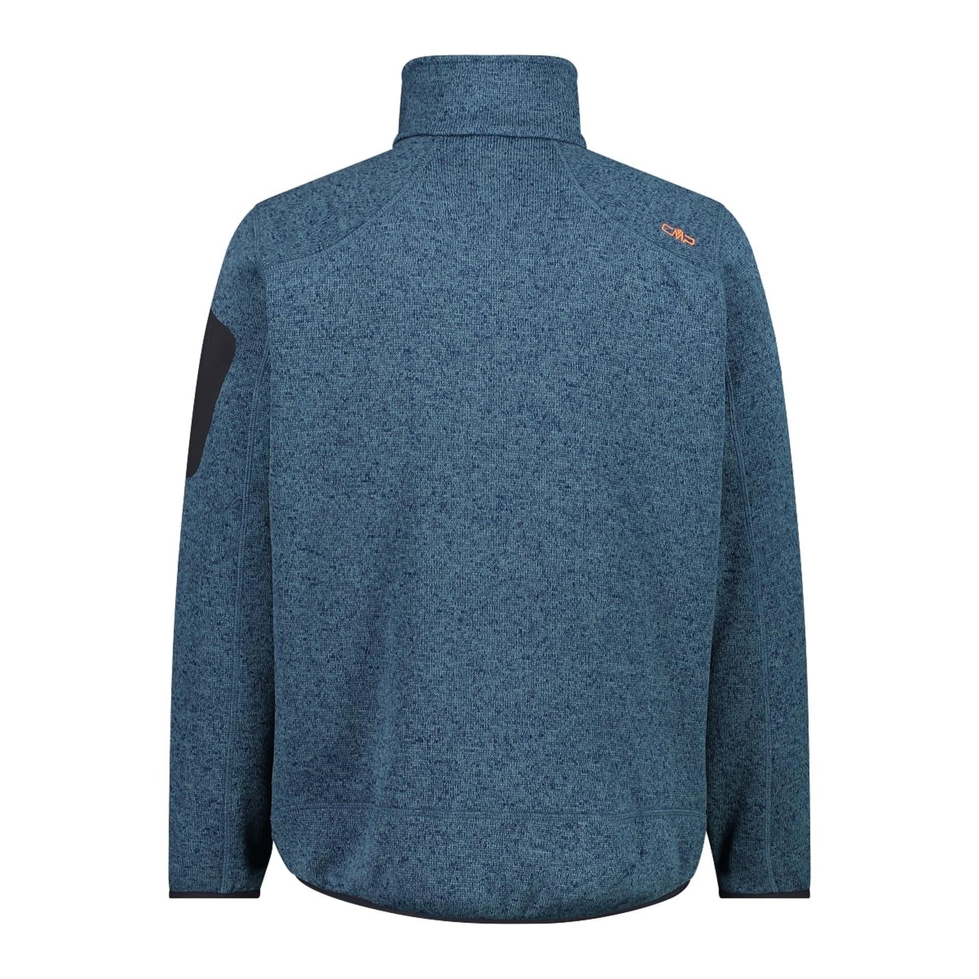 Rückansicht der Knit-Tech Fleecejacke von CMP für Herren