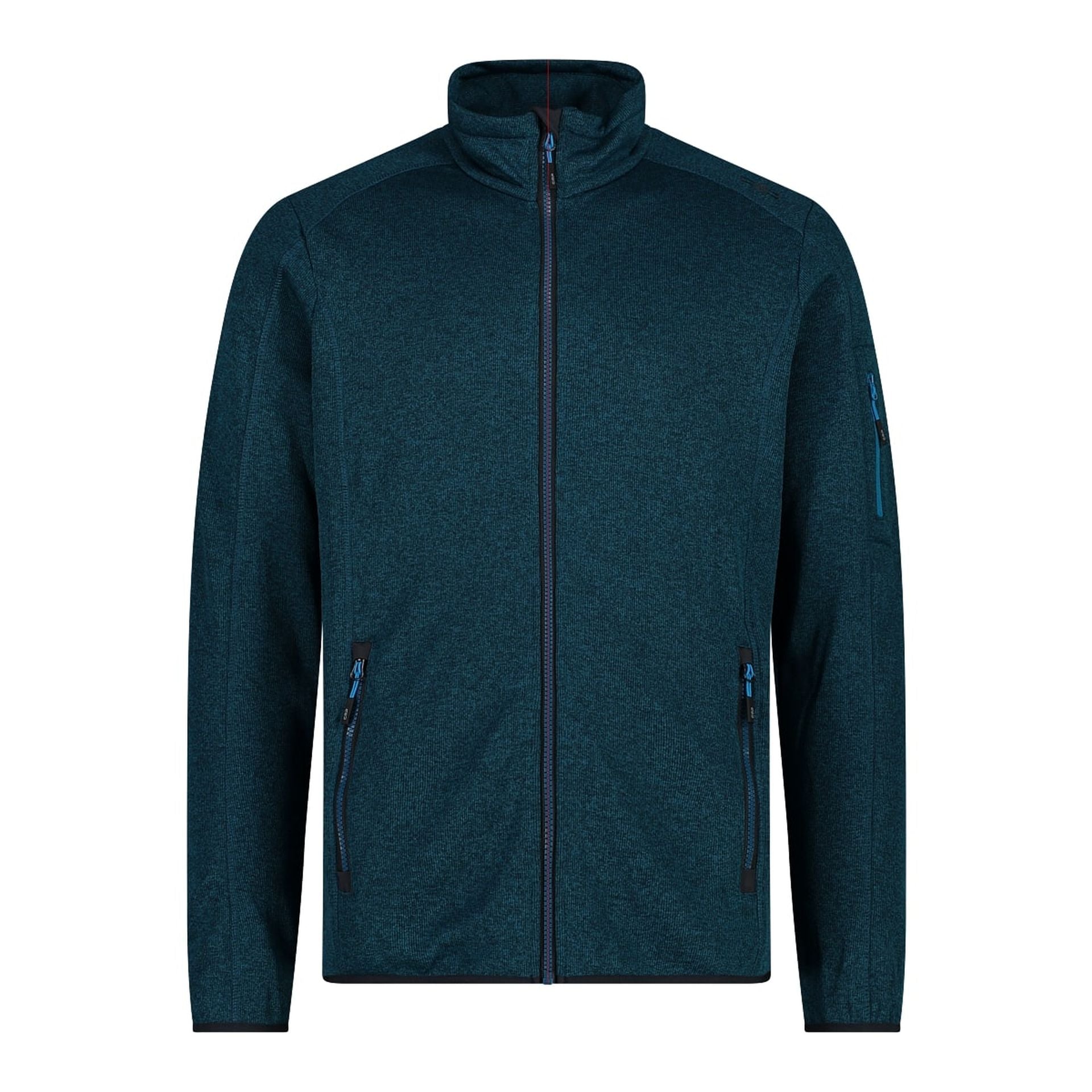 CMP Herren Fleecejacke Man Jacket Mesh 30H5887 deep lake-antracite