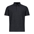 Vorderansicht Herren Poloshirt Melange-Stretch Regular Fit