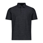 Vorderansicht Herren Poloshirt Melange-Stretch Regular Fit