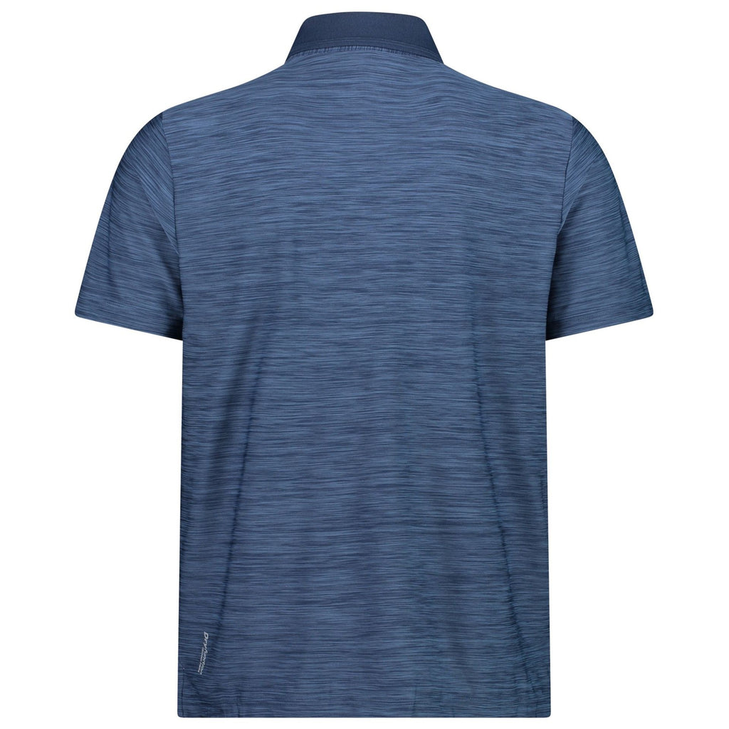 Rückansicht des CMP Poloshirts mit geradem Schnitt