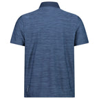 Rückansicht des CMP Poloshirts mit geradem Schnitt