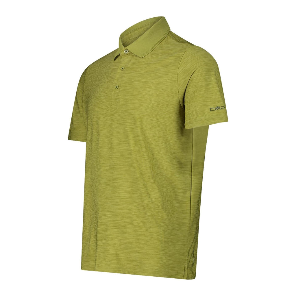 CMP Herren Funktions-Poloshirt Melange Man Polo 39T5817 moss meliert