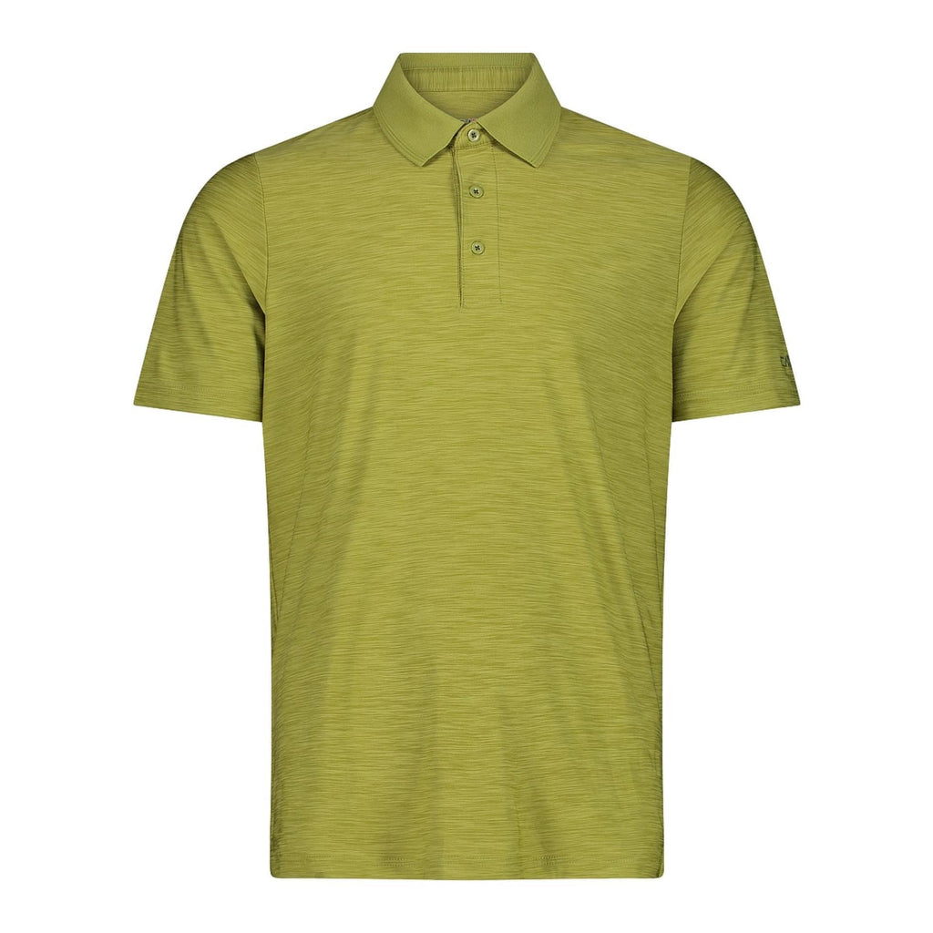 CMP Herren Funktions-Poloshirt Melange Man Polo 39T5817 moss meliert