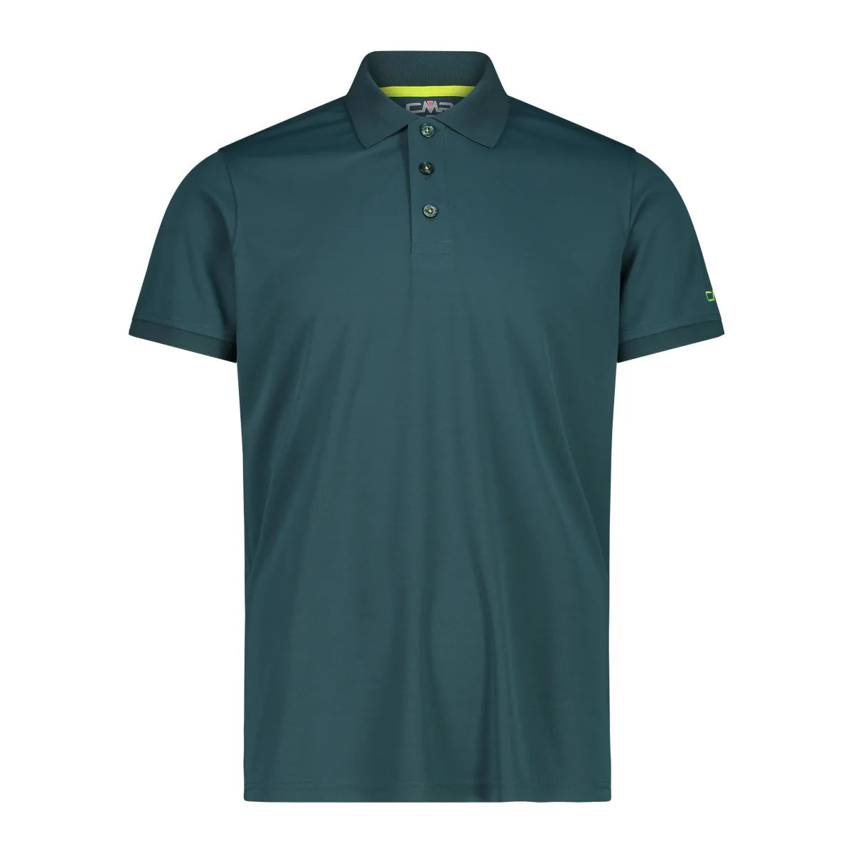 CMP Herren Funktions-Poloshirt alpine – Vorderansicht mit Kragen