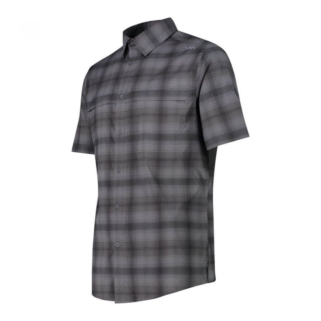 Stretchhemd für Herren – Seitenansicht mit leicht tailliertem Regular Fit Schnitt