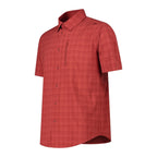 CMP Kurzarmhemd rust mit Knopfleiste seitlich