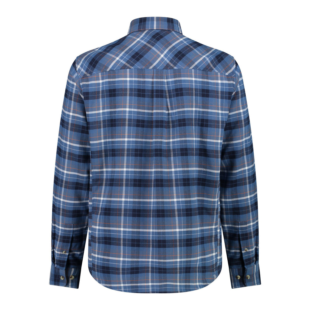 Rückansicht des CMP Herrenhemds aus recyceltem Polyester