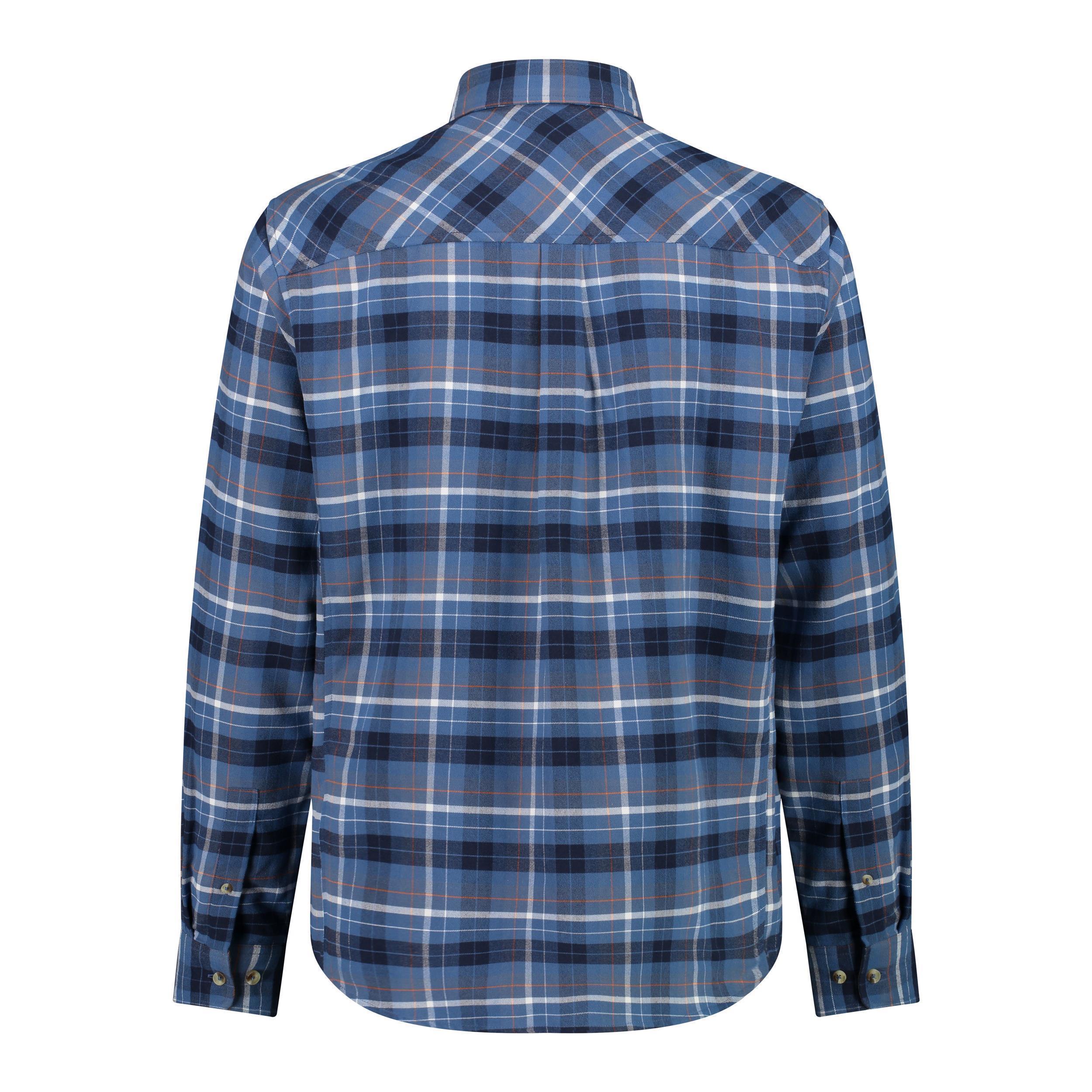 Rückansicht des CMP Herrenhemds aus recyceltem Polyester