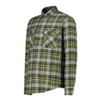 Seitenansicht des karierten CMP Hemds mit Brusttaschen