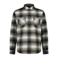 CMP Herren Flanellhemd olive-nero-bianco – Vorderansicht