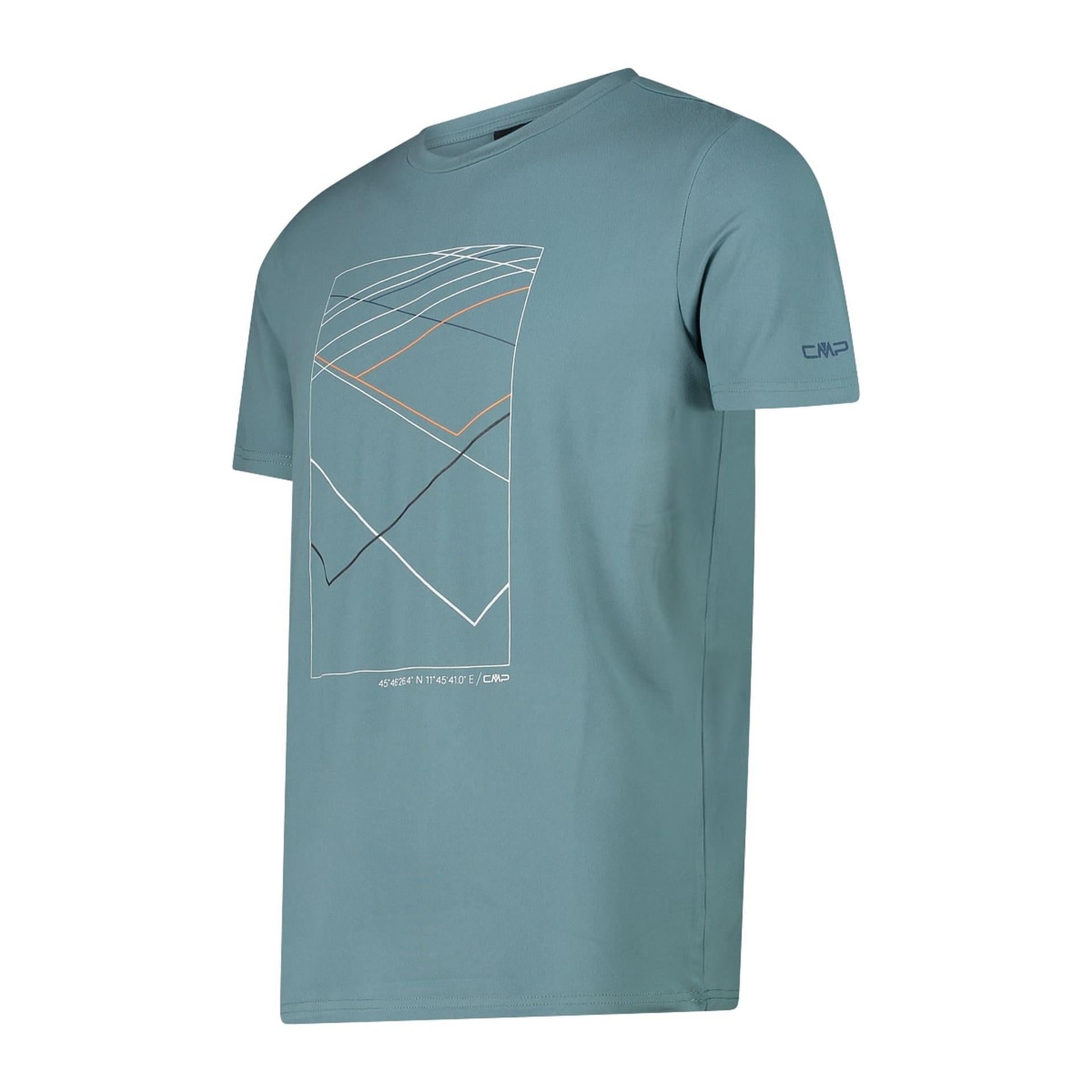 Stretch-Funktionsshirt für Herren mit Rundhals – Seitenansicht