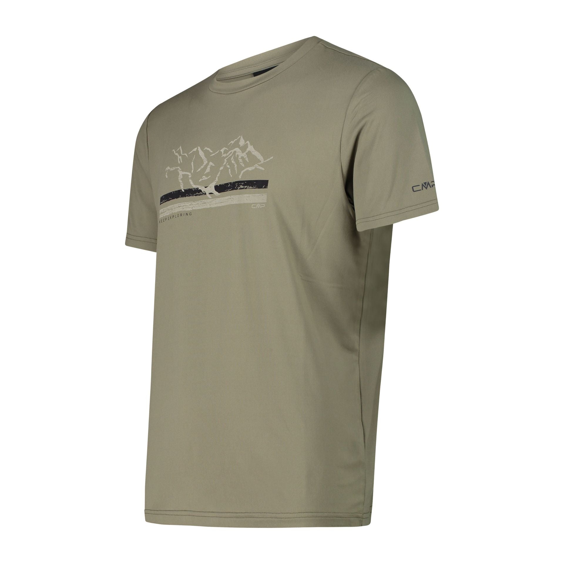 Seitenansicht atmungsaktives Herren Funktionsshirt von CMP