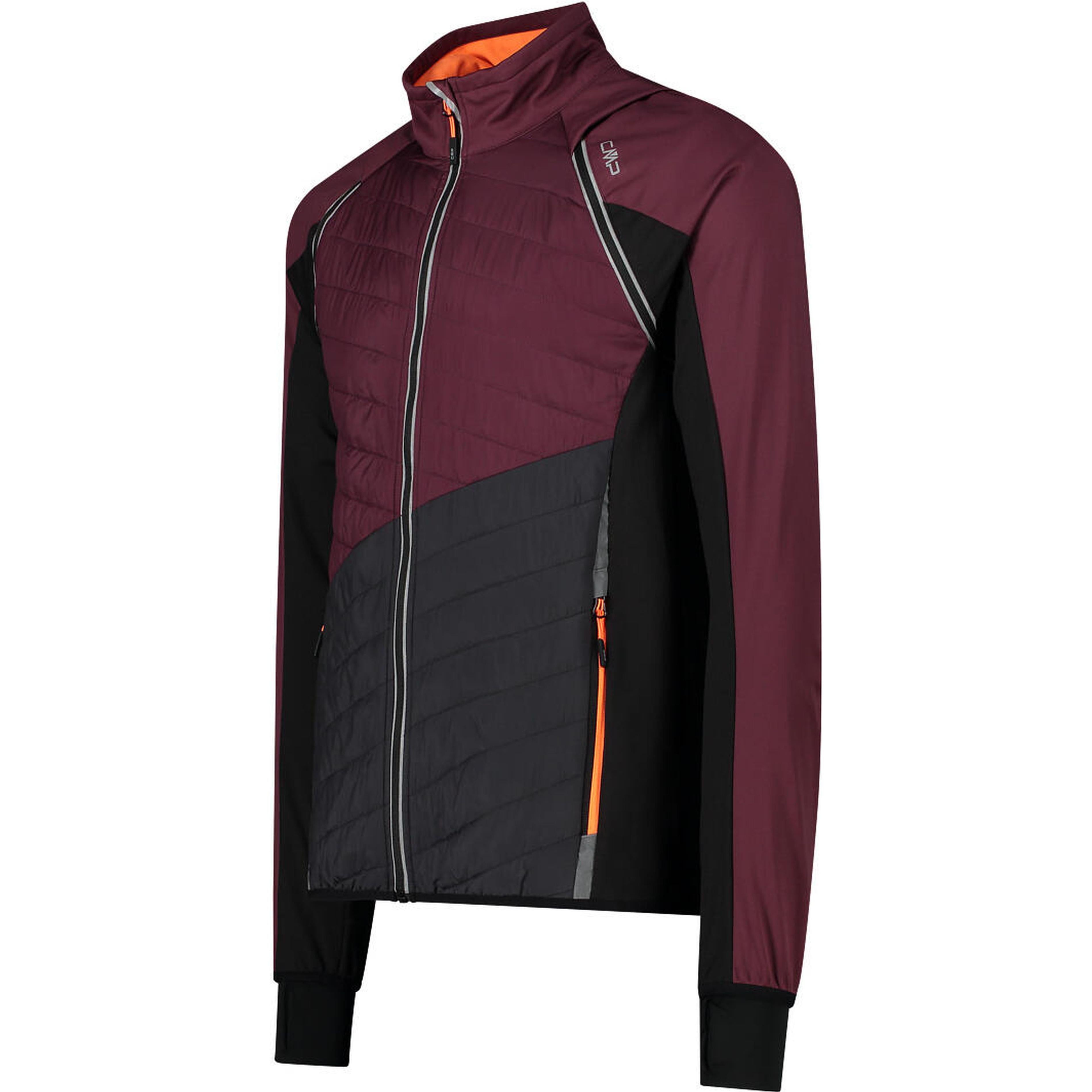 Sportliche Outdoorjacke mit Light-Softshell-Ärmeln und atmungsaktiven Zonen