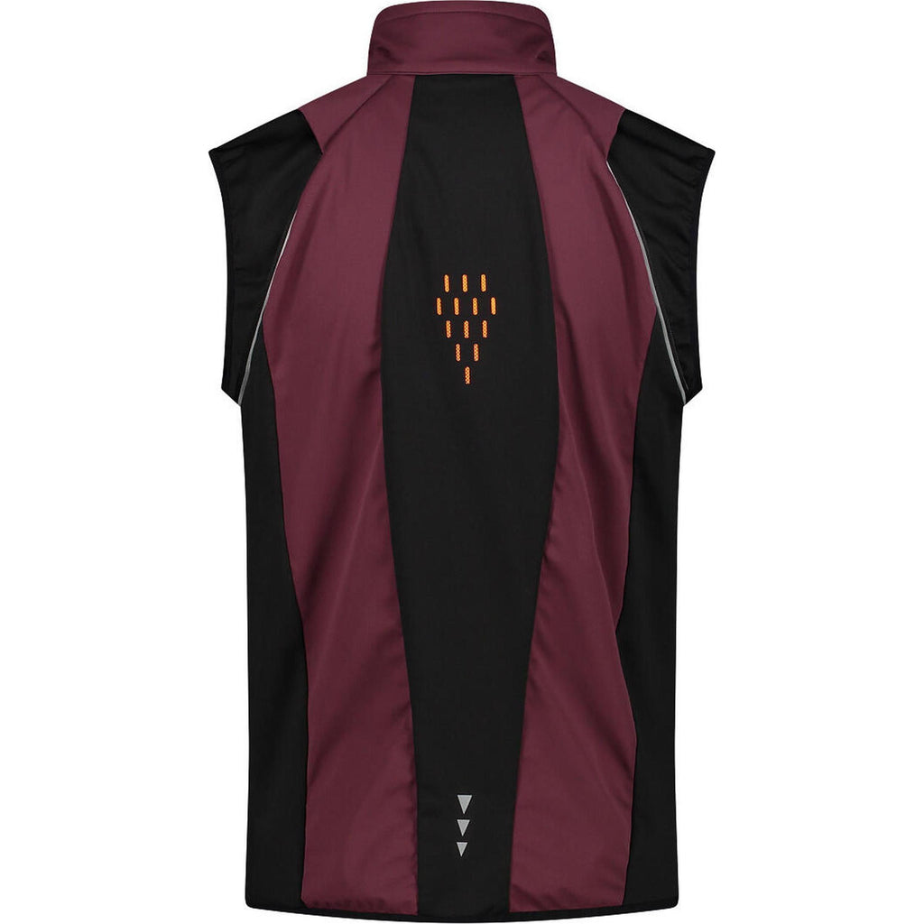 Rückenansicht der Jacke mit Belüftungseinsatz, reflektierenden Elementen und ClimaProtect-Ausstattung