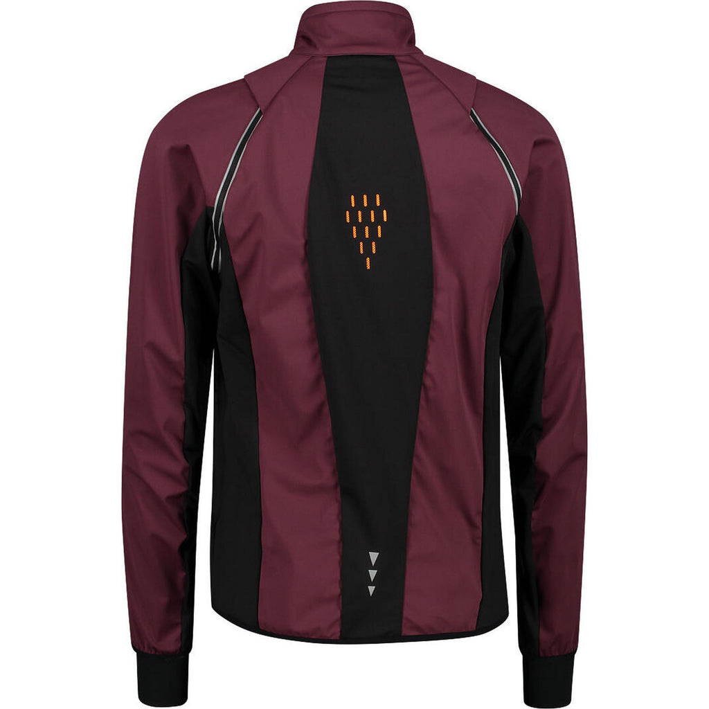 Herrenweste mit atmungsaktivem Mesh-Rückeneinsatz und winddichtem Softshellmaterial