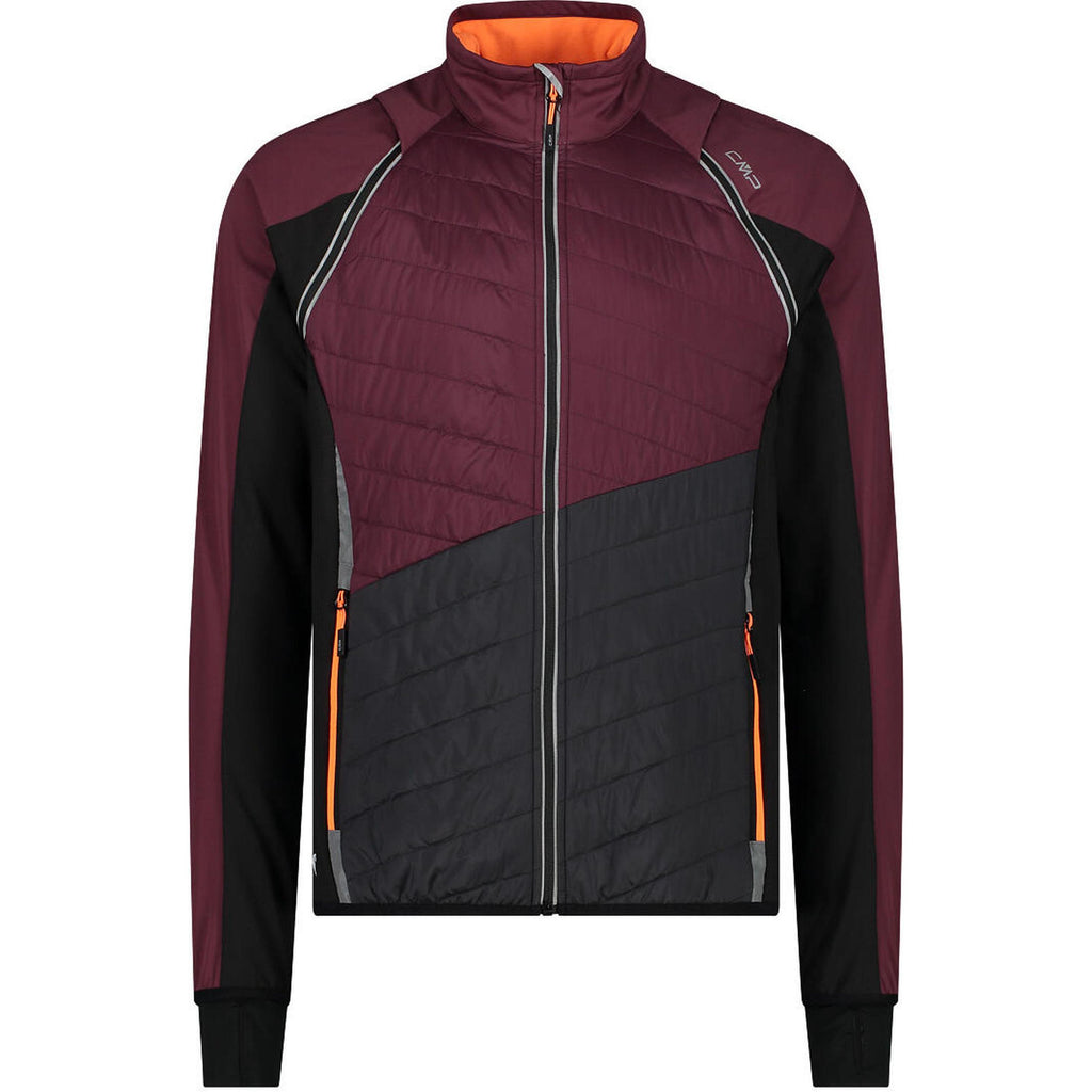 Funktionelle Herrenjacke mit wattierter Front, ClimaProtect-Membran und elastischen Einsätzen