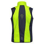 Funktionale Outdoor-Weste mit atmungsaktivem Rückenteil und reflektierenden Elementen