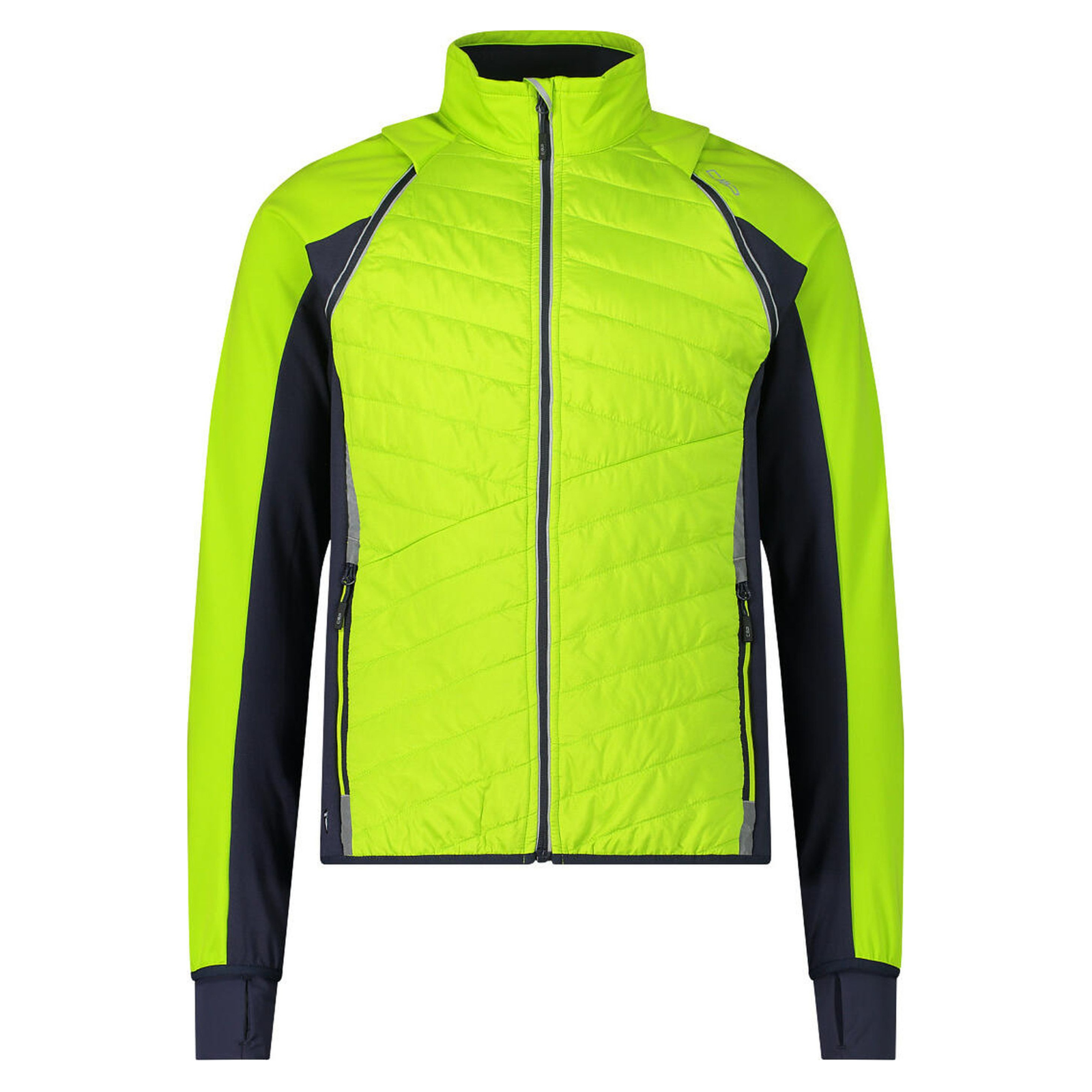 Herrenjacke mit wattierter Vorderseite, ClimaProtect-Membran und reflektierenden Details für Outdoor-Aktivitäten