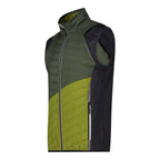 CMP Herren Hybrid Steppjacke Detachable Sleeves 30A2647 oil green