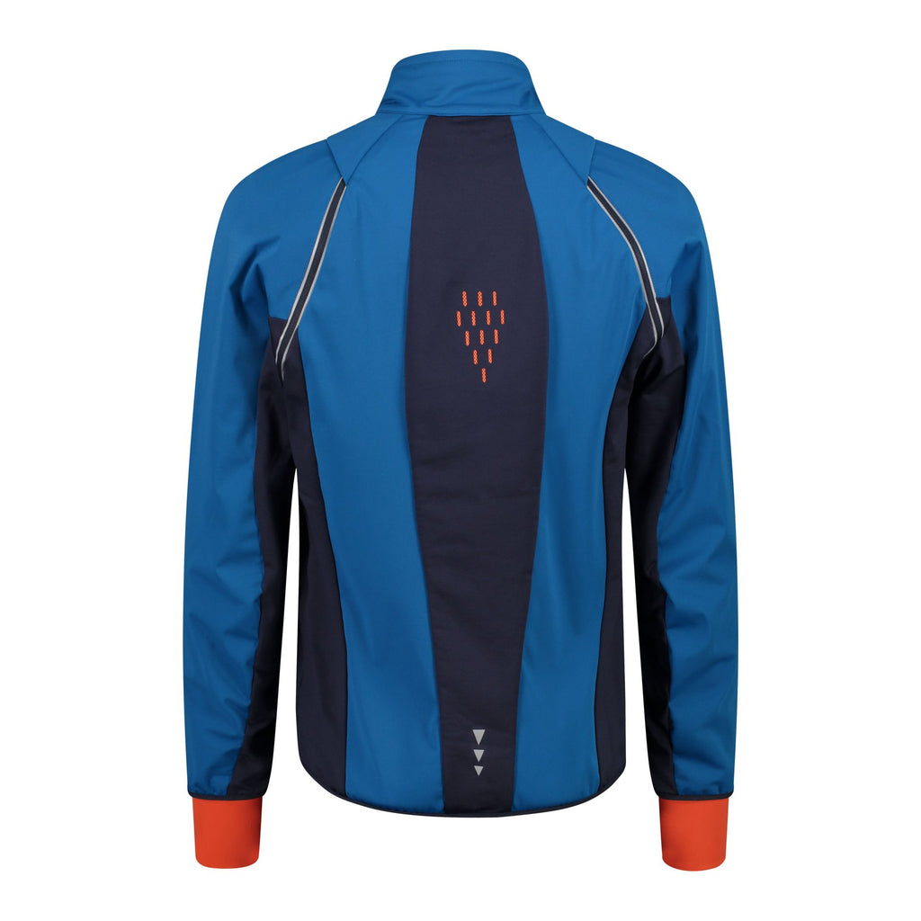 Rückansicht – Herren Outdoorjacke mit Clima-Protect-Membran, Mesh-Einsatz und reflektierenden Details