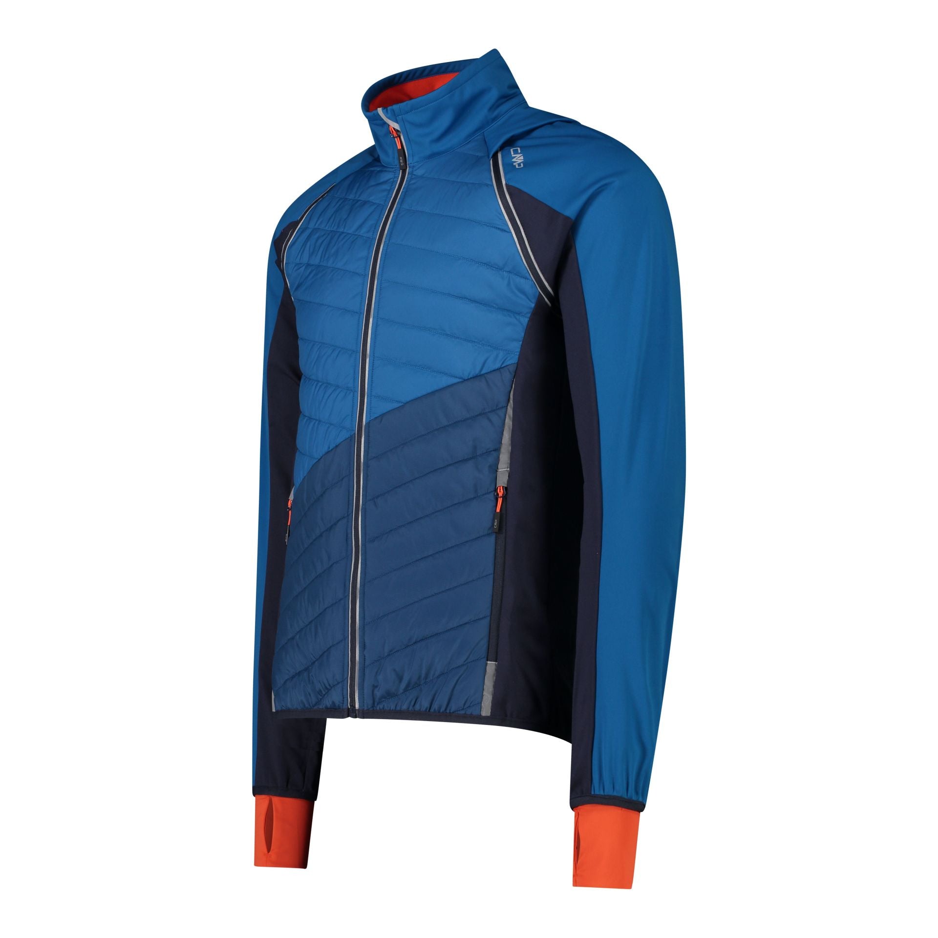 Seitenansicht – Herren Funktionsjacke mit abtrennbaren Ärmeln und ergonomischer Passform