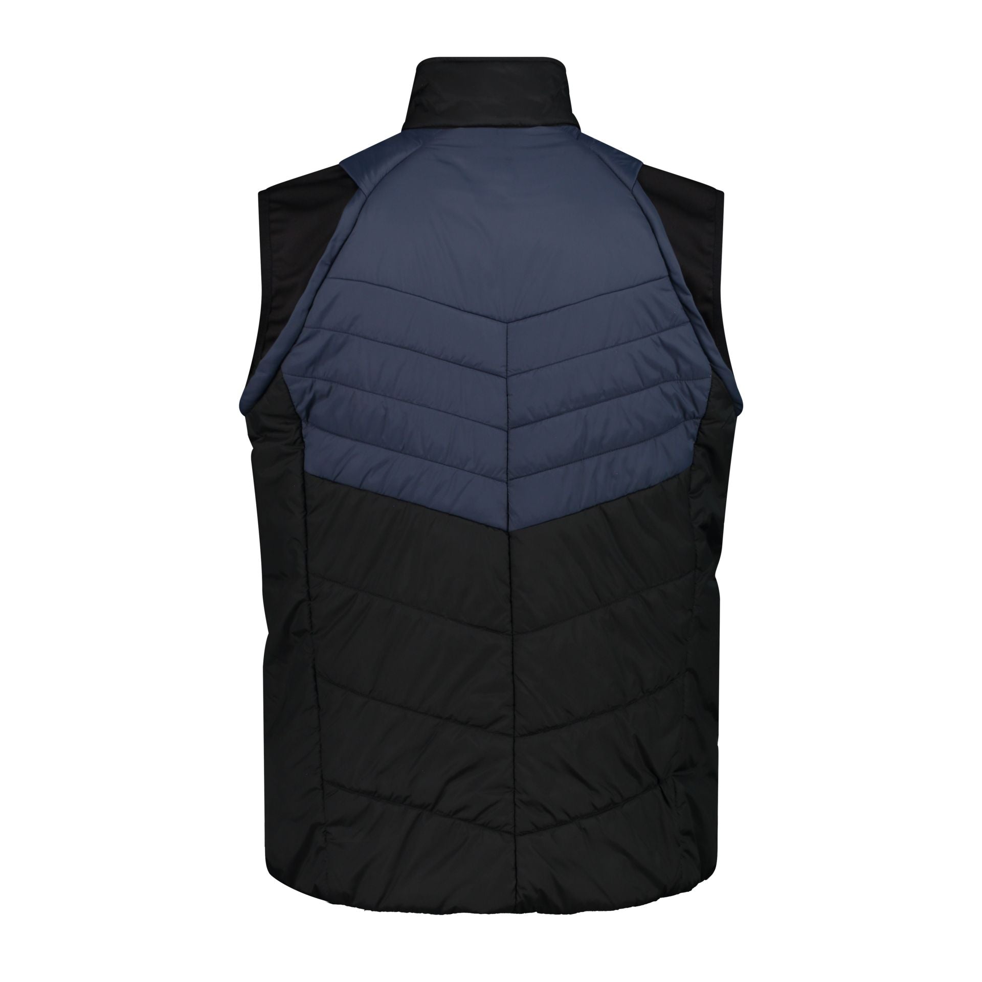 Rückansicht ohne Ärmel – Herren Steppweste mit reflektierenden Elementen und wasserabweisendem Gewebe