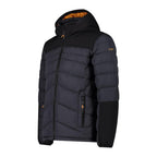 Sportlich geschnittene Steppjacke mit Besatz an Schultern und Armen – windabweisend und atmungsaktiv