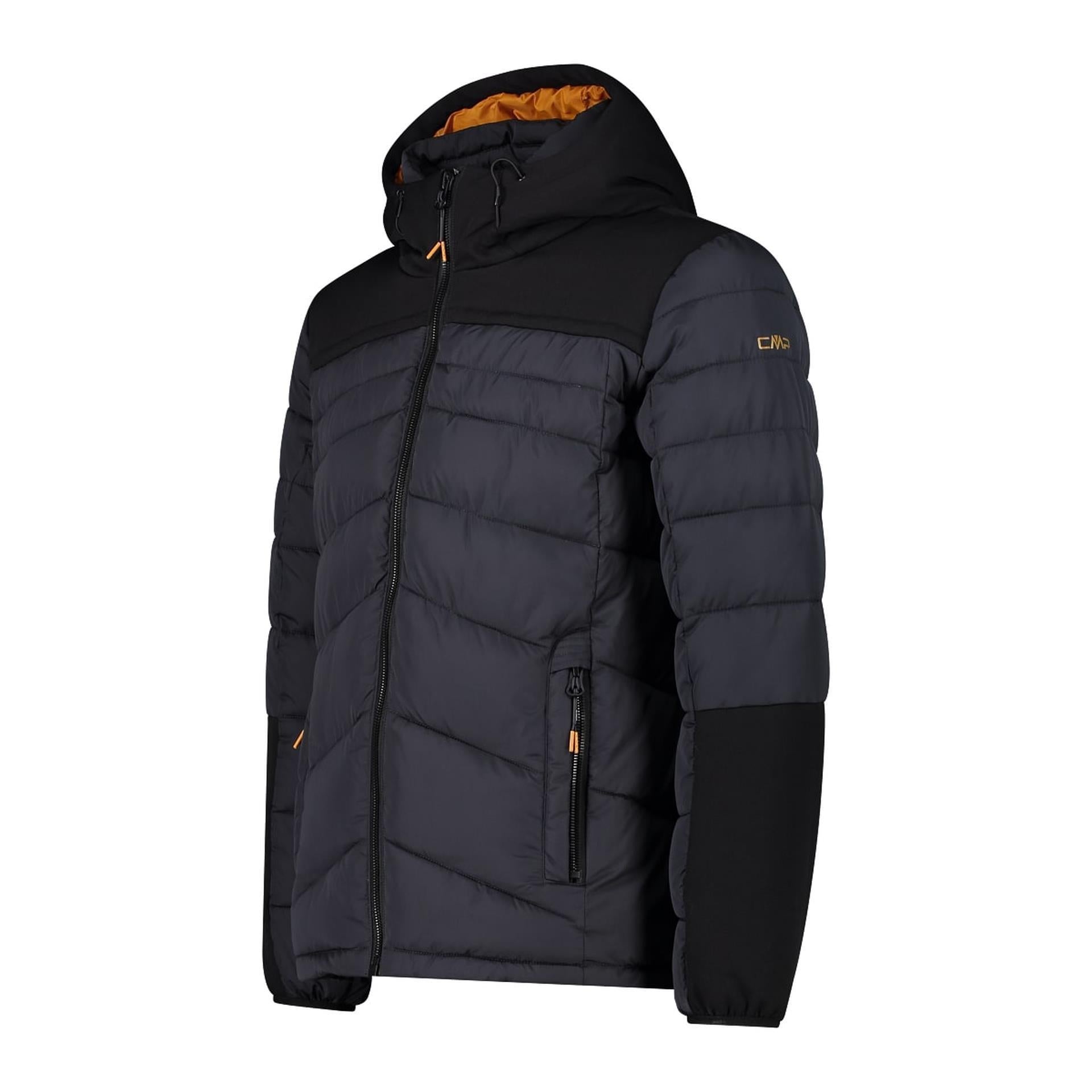 Sportlich geschnittene Steppjacke mit Besatz an Schultern und Armen – windabweisend und atmungsaktiv