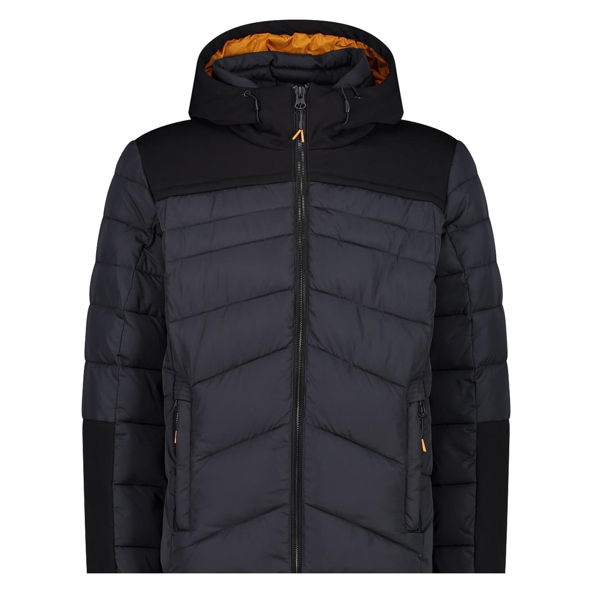 Herren-Isolationsjacke mit synthetischer Feel-Warm-Füllung, Kapuze und wetterfester PFC-freier Imprägnierung