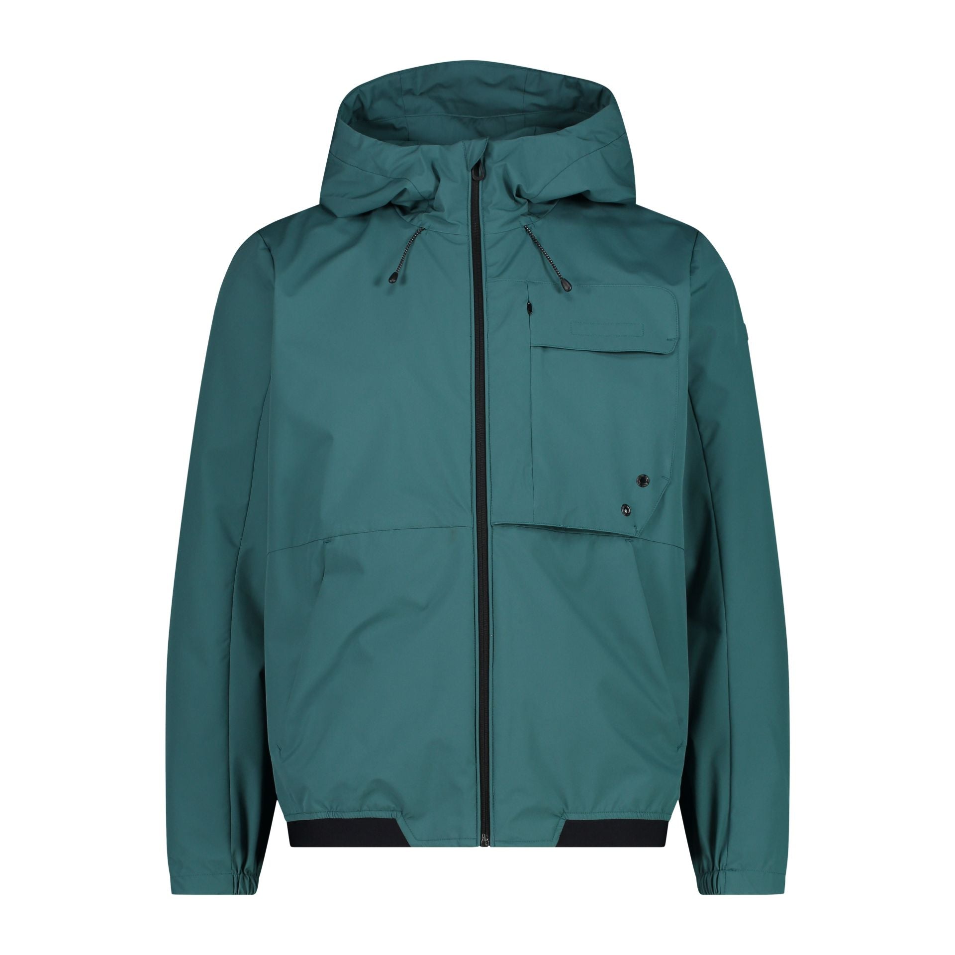 Vorderansicht Herrenjacke mit Kapuze in Lichen