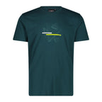 CMP Herren T-Shirt alpine – Vorderansicht mit Rundhals und sportlichem Frontprint