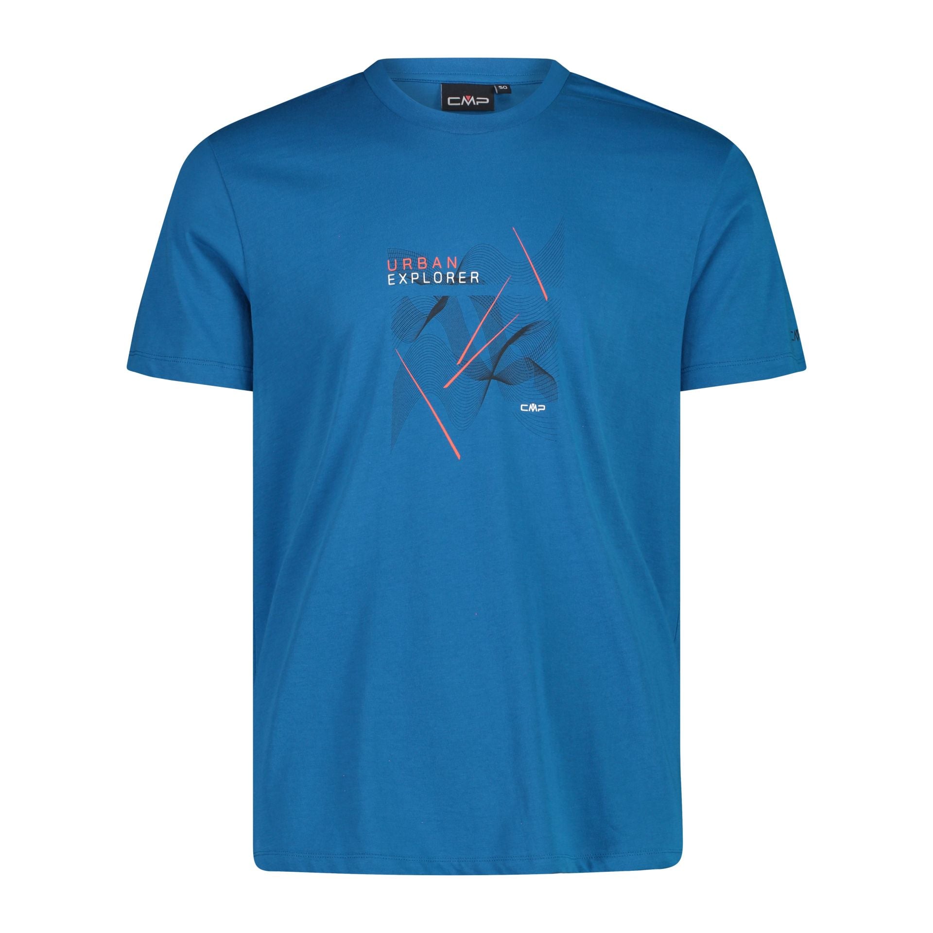 Vorderansicht Herren Jersey T-Shirt Pacific mit Frontprint
