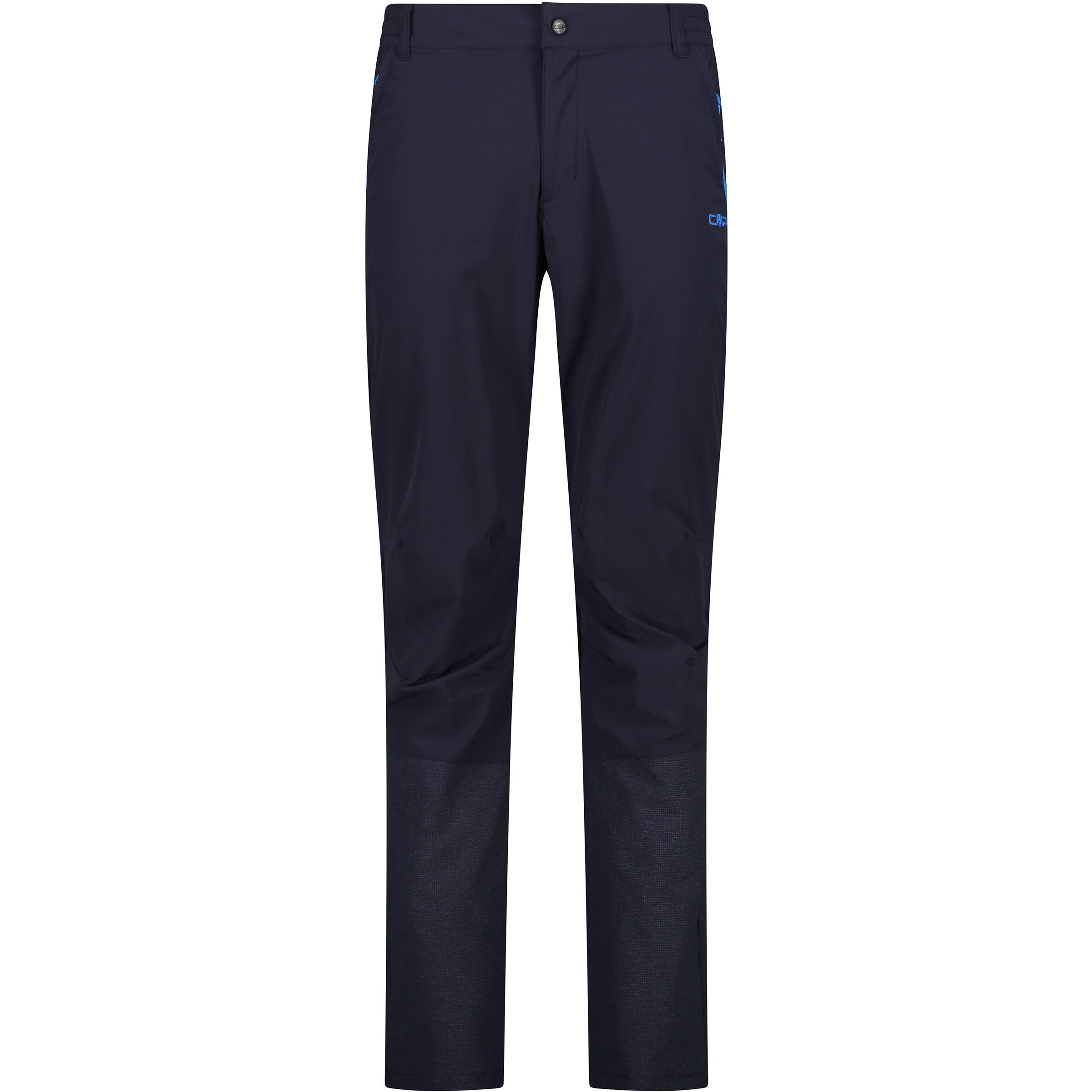 Herren Wanderhose in Schwarzblau mit Reißverschluss-Taschen