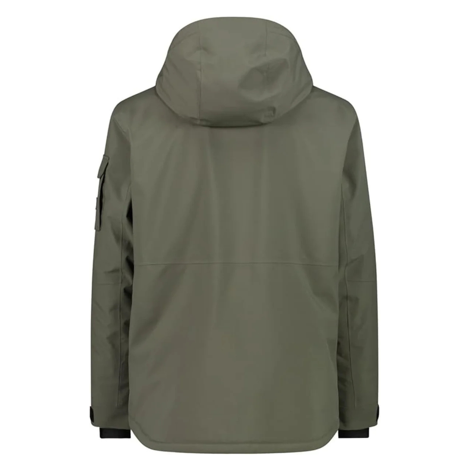 CMP Herrenjacke Skijacke – Rückansicht mit fester Kapuze und verstellbarem Saum
