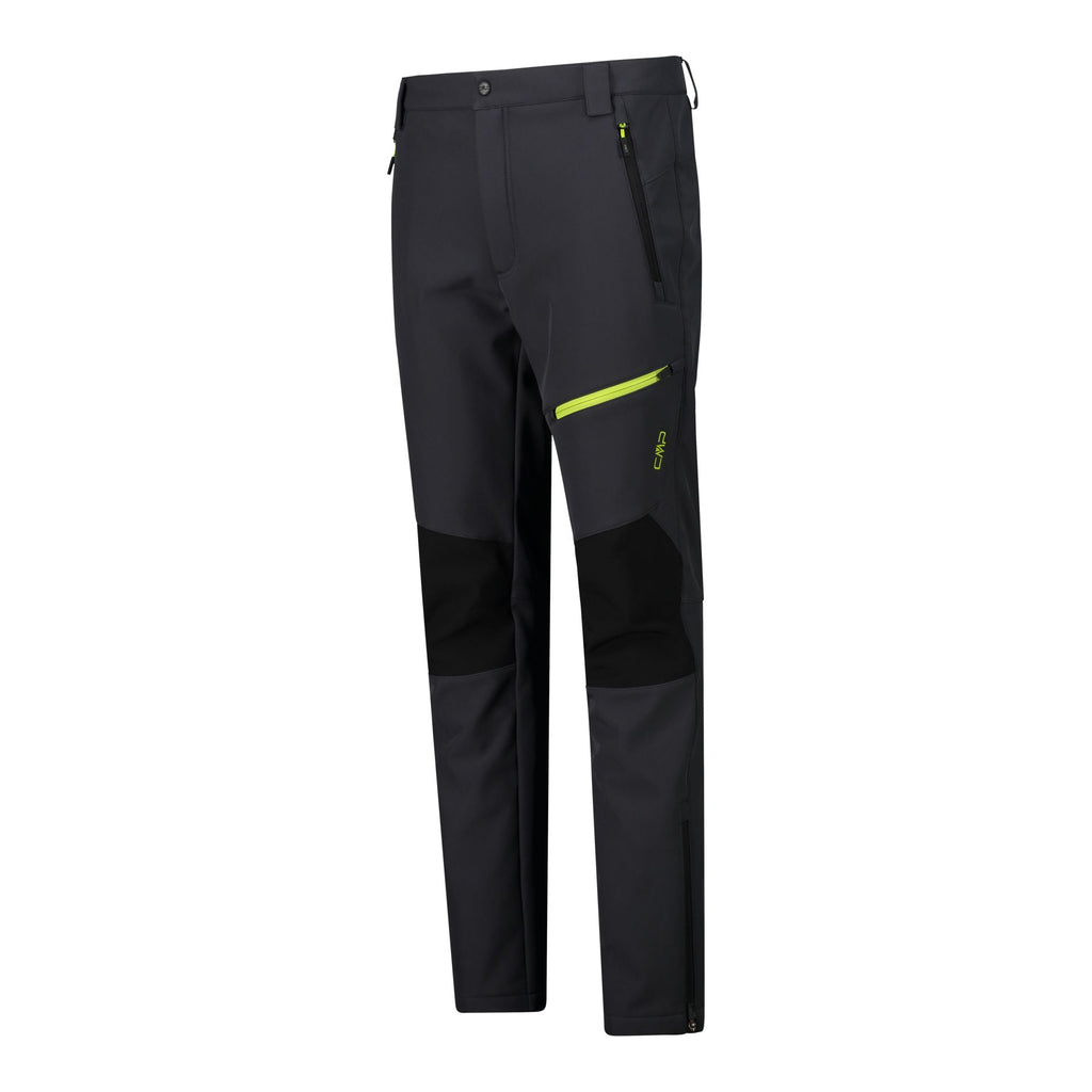 Seitenansicht wasserdichte Trekkinghose Herren mit RV-Taschen
