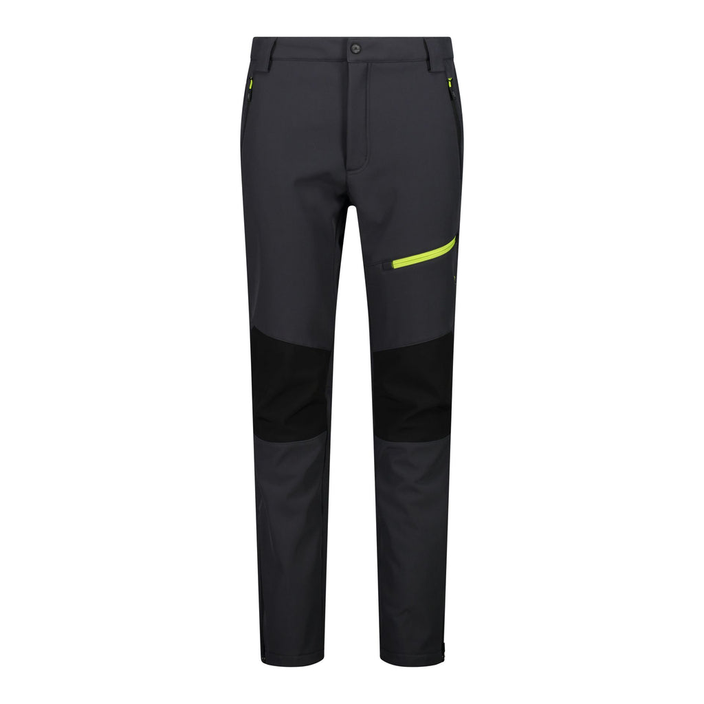 Vorderansicht Herren Softshellhose antracite für Outdoor
