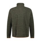 Rückansicht Herren ArcticFleece Pullover olive melange Outdoor
