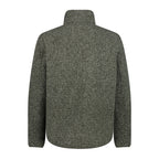 CMP Herren Melange-Fleece Fleecejacke 32M1827 oil green meliert