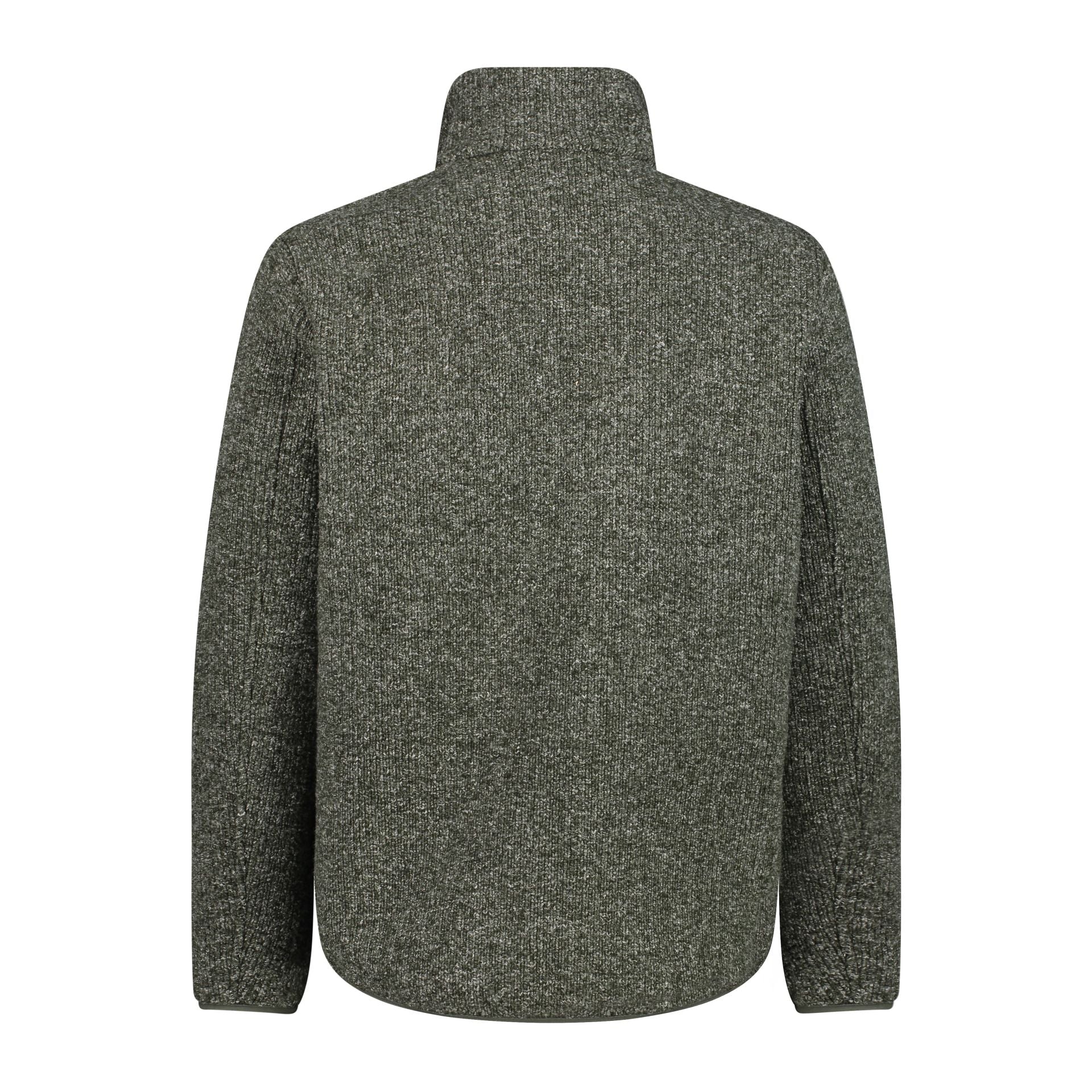 CMP Herren Melange-Fleece Fleecejacke 32M1827 oil green meliert