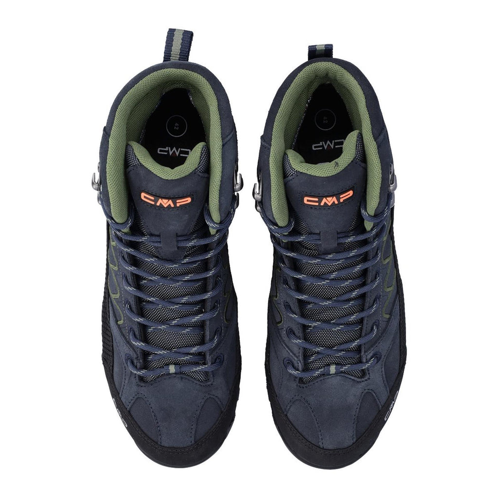 Trekkingschuh mit gepolstertem Einstieg, PU-Einsätzen und stabiler Schnürung für sicheren Halt
