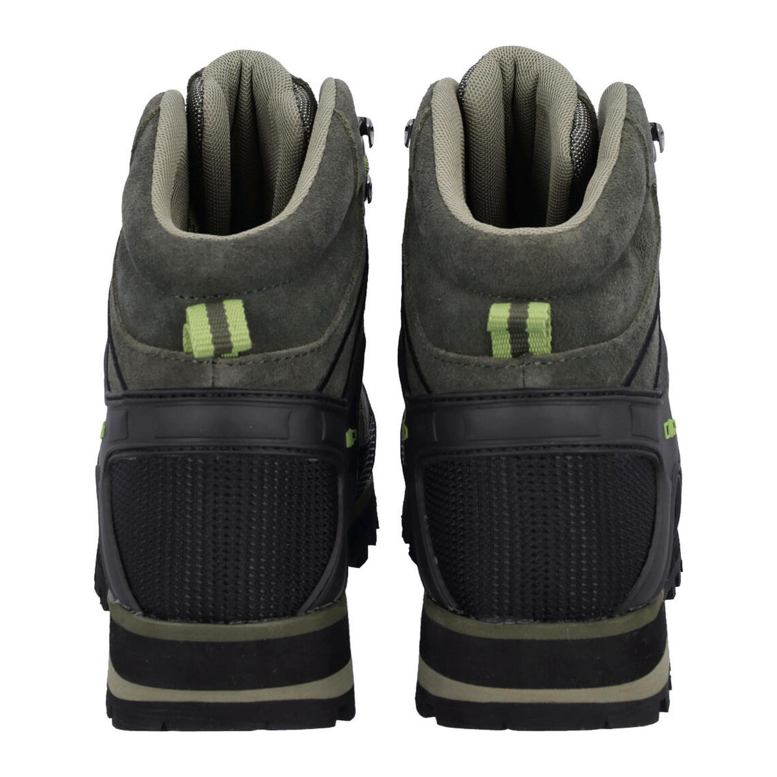 Rückansicht mit stabilisierender TPU-Fersenverstärkung