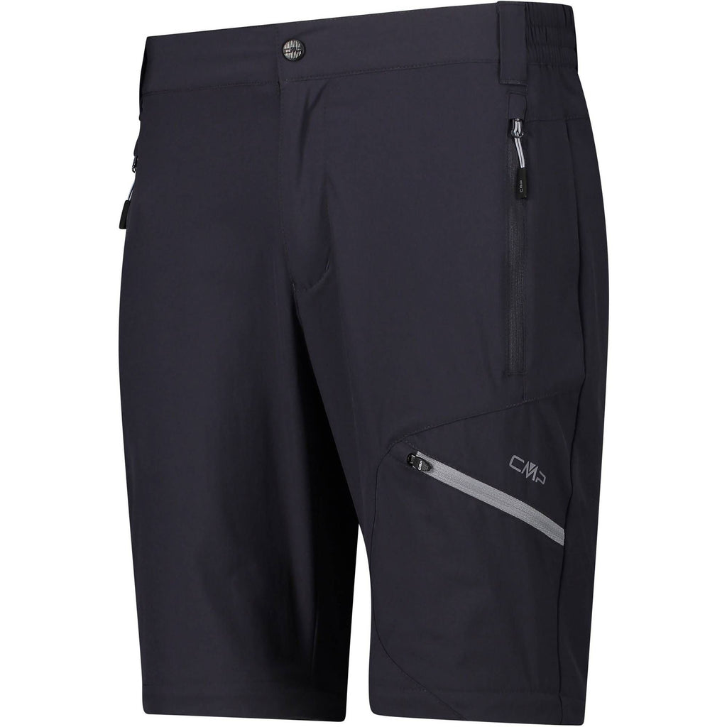 Herren-Shorts mit schräger Oberschenkeltasche, elastischem Bund und wasserabweisender Ausstattung