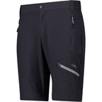 Herren-Shorts mit schräger Oberschenkeltasche, elastischem Bund und wasserabweisender Ausstattung