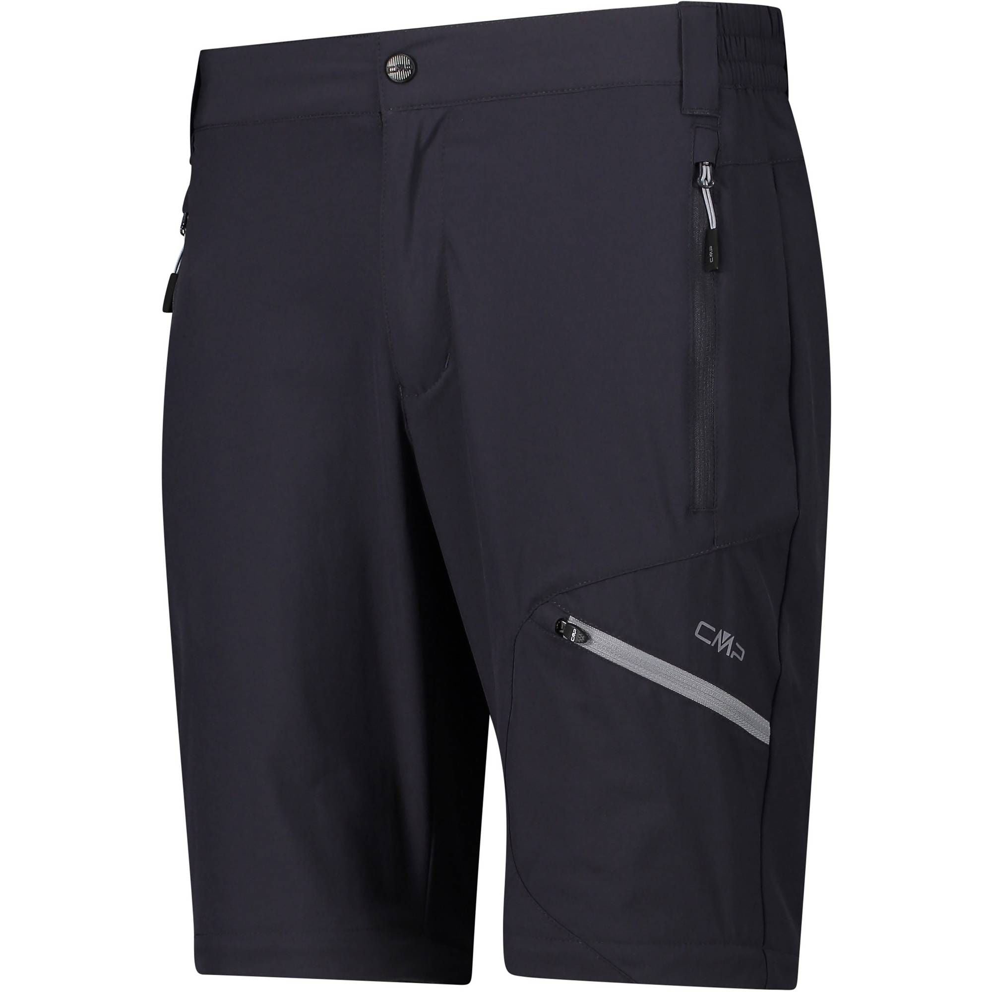 Herren-Shorts mit schräger Oberschenkeltasche, elastischem Bund und wasserabweisender Ausstattung